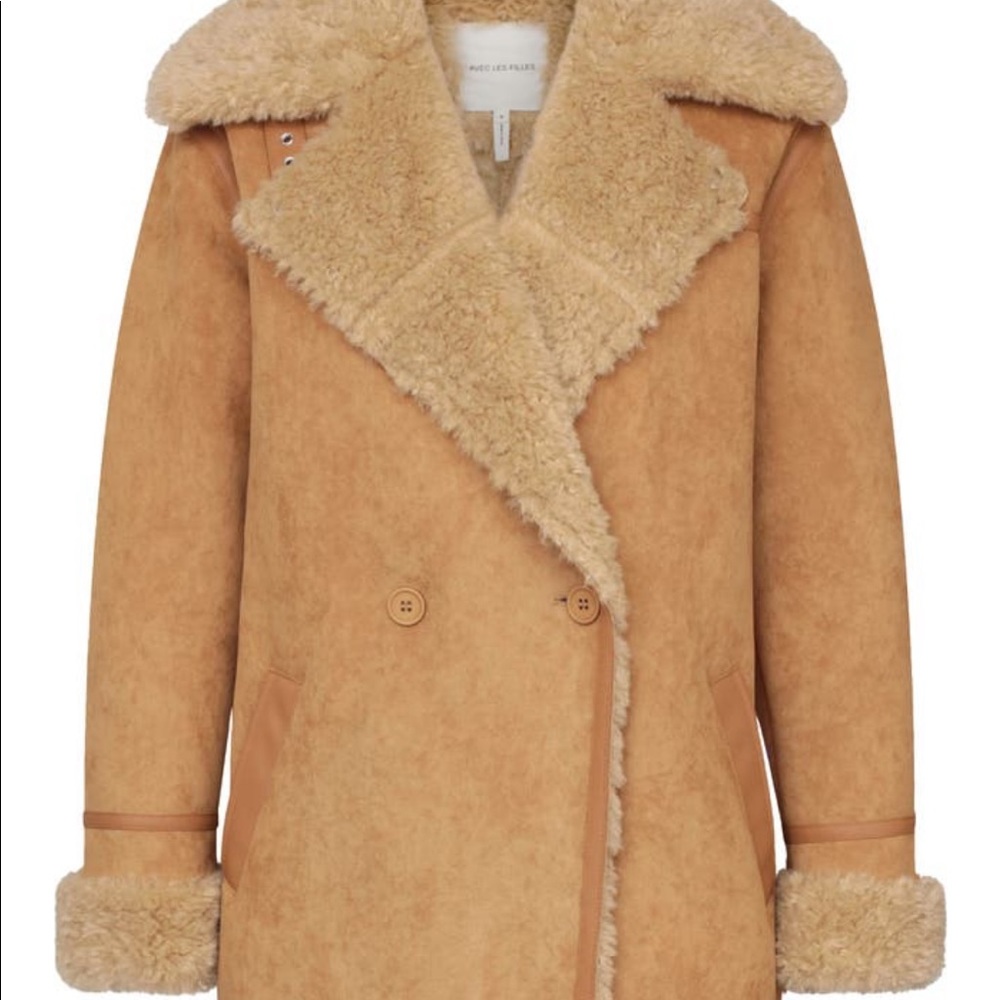 Avec Les Filles Women's Faux Shearling Coat
Size XS (fits like S)